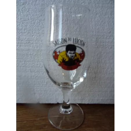 1 VERRE SAISON DU LUCIEN  33cl HT 20.40CM ( CYCLISTE LUCIEN VAN IMPE)