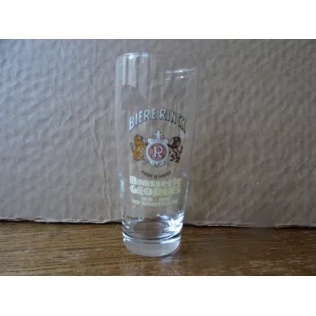 1 VERRE BIERE  RINCK 25CL HT 14.70CM  160 em ANNIVERSAIRE