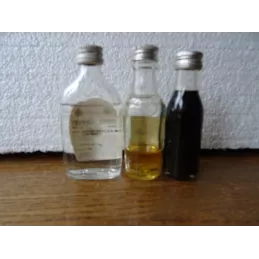 3 MIGNONETTES   BACARDI, PAGES, FERNET-BRANCA