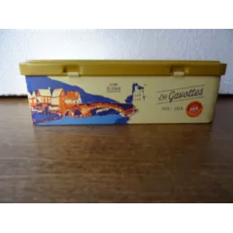 BOITE  LES GAVOTTES CREPES DENTELLE  19.50CM X13CM HT 5.70CM