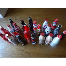 23 CANETTES  COCA-COLA  VIDES