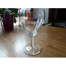 1 VERRE AFFLIGEM 15CL NOUVEAU LOGO HT 15.20CM