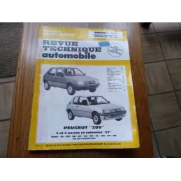 REVUE TECHNIQUE AUTOMOBILE PEUGEOT  205