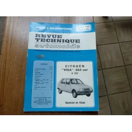 REVUE TECHNIQUE AUTOMOBILE CITROEN VISA 652 4CH