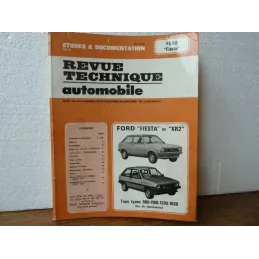 REVUE TECHNIQUE AUTOMOBILE FORD FIESTA  ET XR2