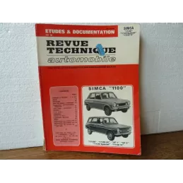 REVUE TECHNIQUE AUTOMOBILE SIMCA 1100 1100 SPECIAL 1100 TI
