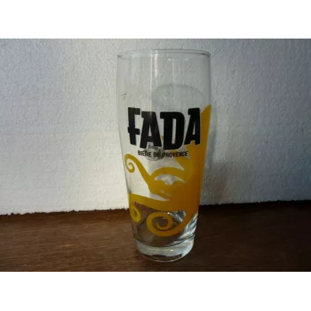 1 VERRE BIERE FADA 50CL HT 18.50CM  BIERE DE PROVENCE