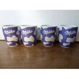 4 TASSES MILKA  30/35CL HT 10CM