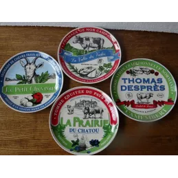 4 ASSIETTES A FROMAGE DIAMETRE 18.50CM