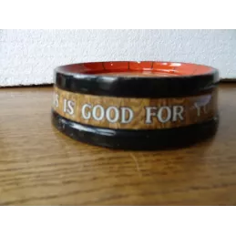 PETIT FOND DE TONNEAU EN CERAMIQUE  GUINNESS  STOUT DIAMETRE 12CM
