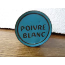BOITE POIVRE BLANC DIAMETRE 4.50CM HT 7CM
