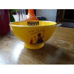 BOL CHOCOLAT MENIER  DIAMETRE 14.50CM HT.8.40CM