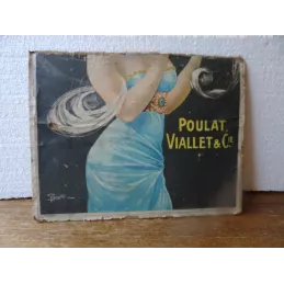 CARTON  POULAT VIALLET&COMPAGNIE  GRENOBLE  19CMX12.50CM X7CM