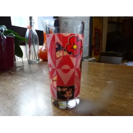1 VERRE MINNIE HT 14CM
