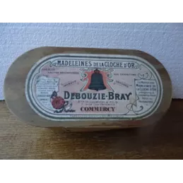 BOITE  MADELEINES  DE LA CLOCHE D'OR  COMMERCY 27CMX13CMX9.70CM
