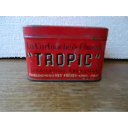 BOITE TROPIC  LA CARTOUCHE DES CLIMATS TROPICAUX  10.80CM X10.80CMX6.70CM