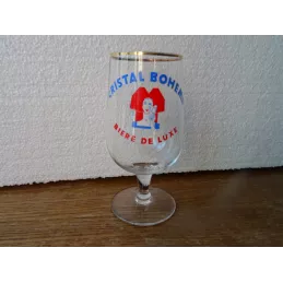 1 VERRE  CRISTAL BOHEME 25CL HT 14.20CM