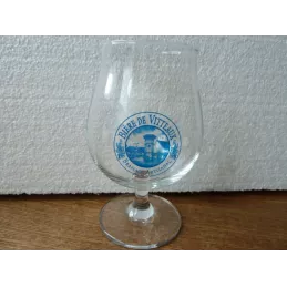 1 VERRE  BIERE DE VITTEAUX 33CL HT 15.30CM