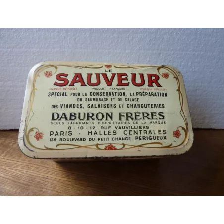 BOITE  SAUVEUR  DABURON FRERES PERIGUEUX  22CM X14CM X12CM