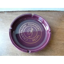 CENDRIER CHAMPAGNE POMMERY DIAMETRE 19CM