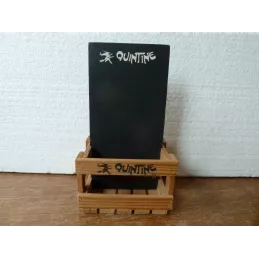 CASIER  QUINTINE AVEC SON ARDOISE  12.50CM X10CM X21.50CM