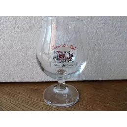VERRE CUVEE DE NOEL 33CL HT 15CM BRASSERIE  CASTELAIN