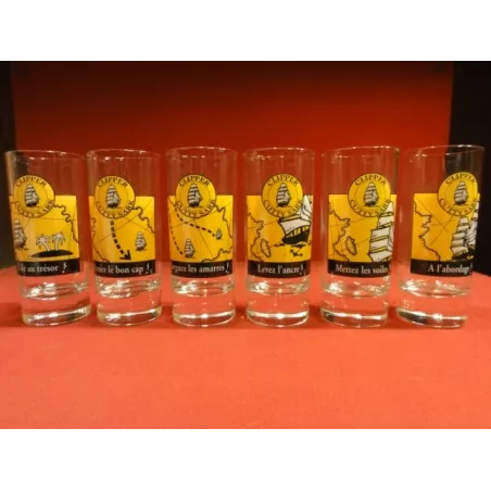 6 VERRES WHISKY CUTTY SARK 