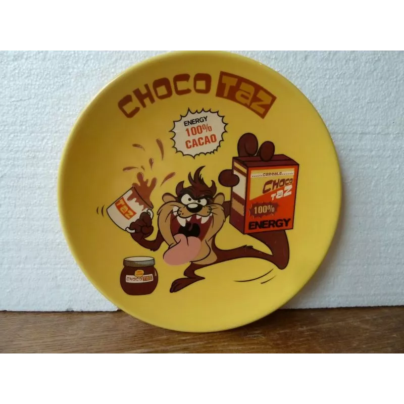 1 ASSIETTE  TAZ  CHOCOLAT  DIAMETRE 22.30CM