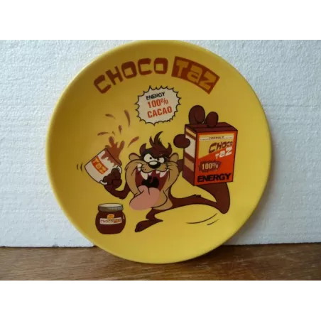 1 ASSIETTE  TAZ  CHOCOLAT  DIAMETRE 22.30CM