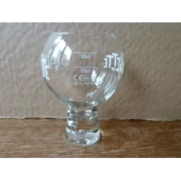 1 VERRE LEVRETTE  25/33CL HT 14CM