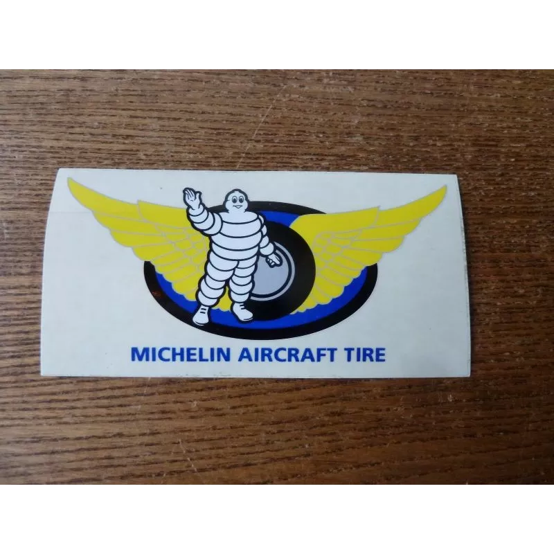 MICHELIN AICRAFT TIRE AUTOCOLLANT 12CM X6CM MICHELIN AICRAFT TIRE AUTOCOLLANT 12CM X6CM