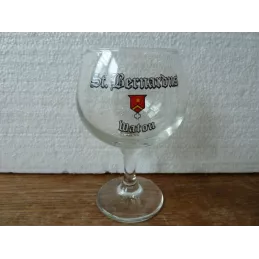 6 VERRES ST BERNARDUS WATOU  15CL HT 13CM