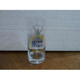 1 VERRE LE TOUR DE FRANCE  HT 13.40CM