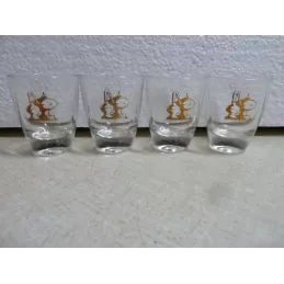 4 VERRES A DIGESTIF 2CL