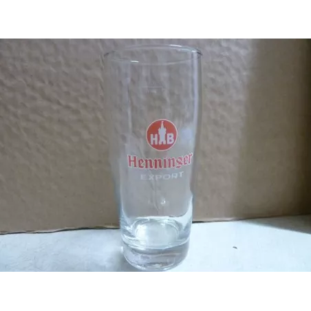 1 VERRE HENNINGER EXPORT 50CL HT 17.50CM