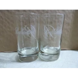 2 VERRES BABY BALLANTINES HT 10CM