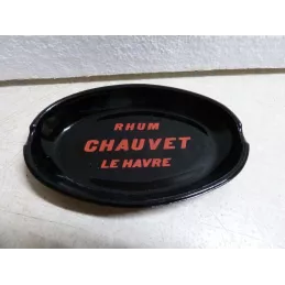 CENDRIER  RHUM CHAUVET  LE HAVRE  13CM X8.50CM