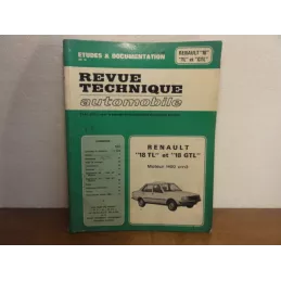 1 REVUE TECHNIQUE RENAULT 18TL/18GTL