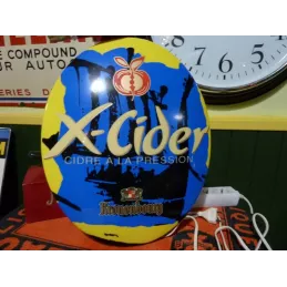 ENSEIGNE KRONENBOURG  X -CIDER 41.50CM X34CM