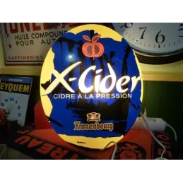 ENSEIGNE KRONENBOURG  X -CIDER 41.50CM X34CM