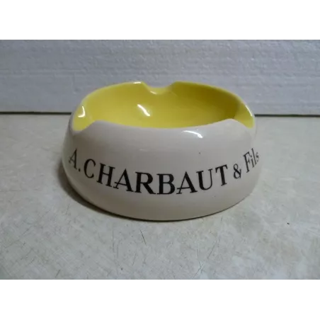 CENDRIER  CHAMPAGNE  A. CHARBAUT &  FILS DIAMETRE 14.50CM