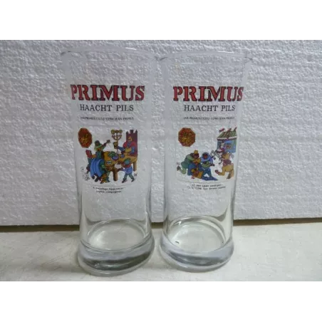 DEUX VERRES  PRIMUS  COLLECTOR  25CL HT 15.60CM  N°1