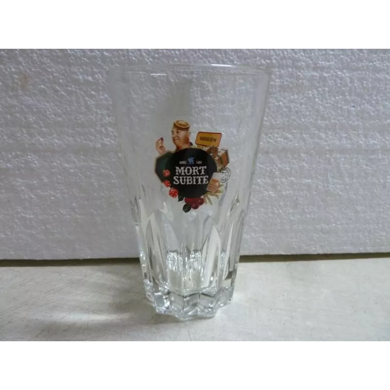 6 VERRES MORT SUBITE  25CL HT 14CM