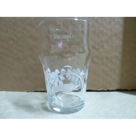 6 VERRES GOOSE 25CL AVEC DECORS  HT 11.50CM