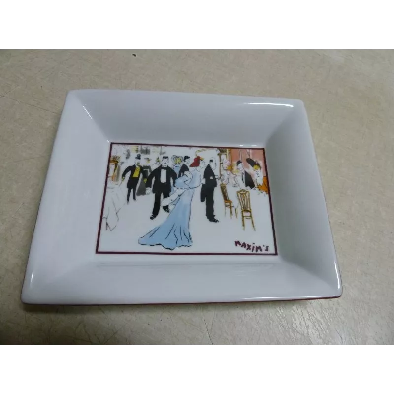 PLAT A GATEAUX MAXIM'S 19.80CM X16.50CM PLAT A GATEAUX MAXIM'S 19.80CM X16.50CM