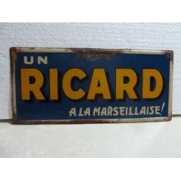 TOLE   UN RICARD A LA MARSEILLAISE 35CM X16CM