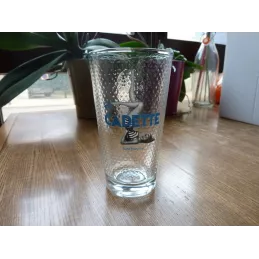 1 VERRE LA CADETTE 25CL HT 14 CM BRASSERIE CASTELAIN