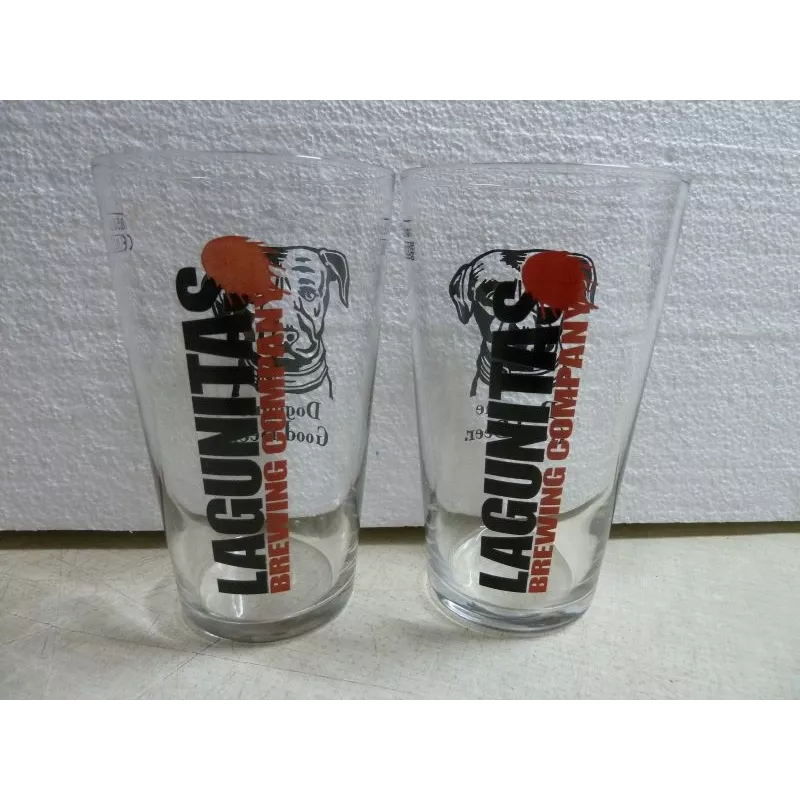 2 VERRES LAGUNITAS 50CL HT.15CM 2 VERRES LAGUNITAS 50CL HT.15CM