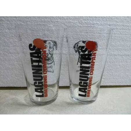 2 VERRES LAGUNITAS 50CL HT.15CM