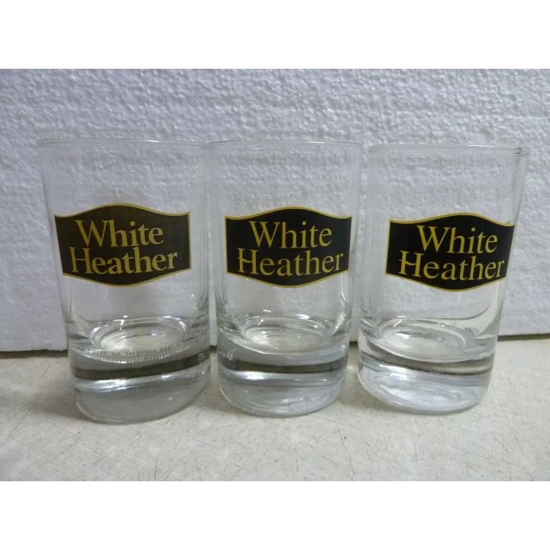 3 VERRES BABY WHITE HEATHER HT 8.50CM 3 VERRES BABY WHITE HEATHER HT 8.50CM